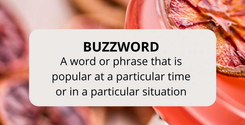 üzleti angol buzzword